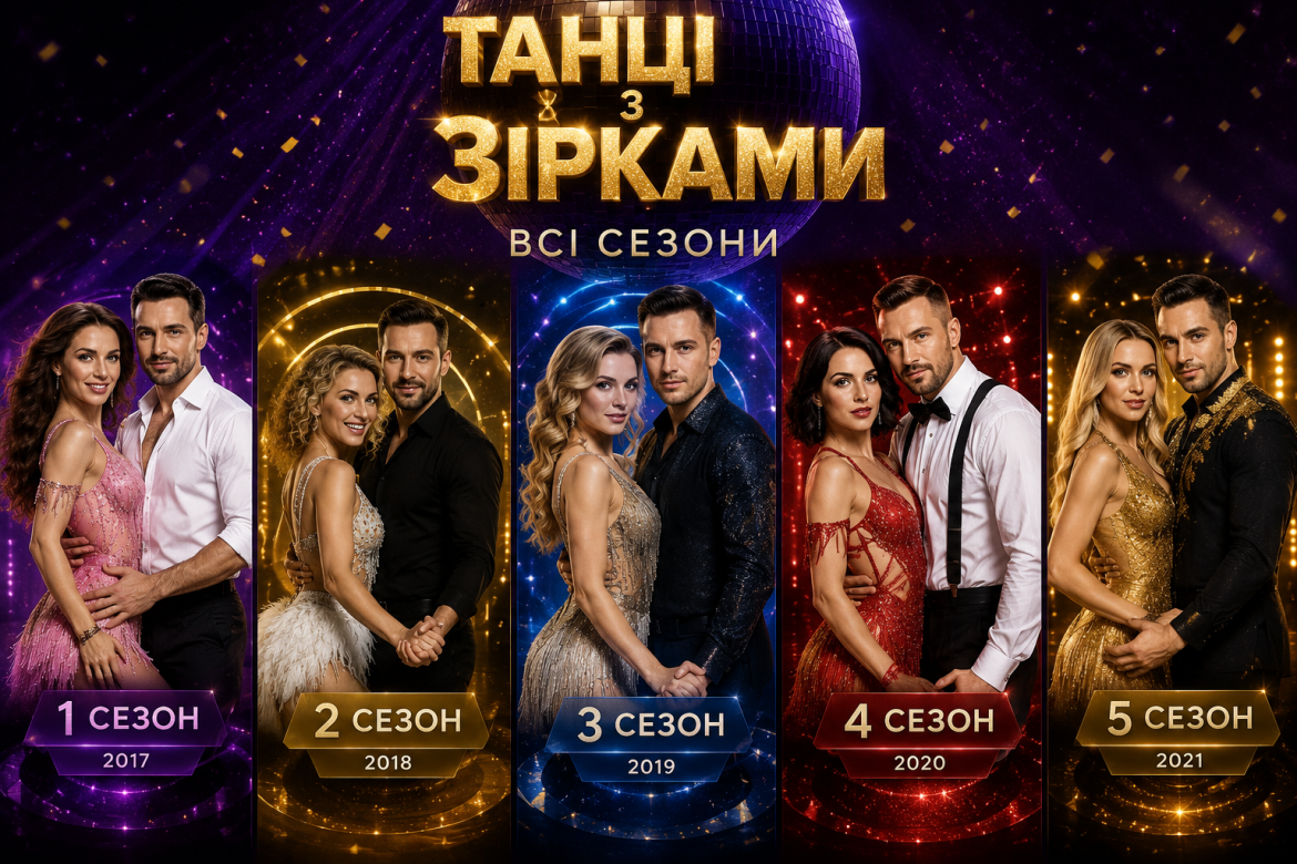 Шоу Танці зі Зірками яскрава афіша