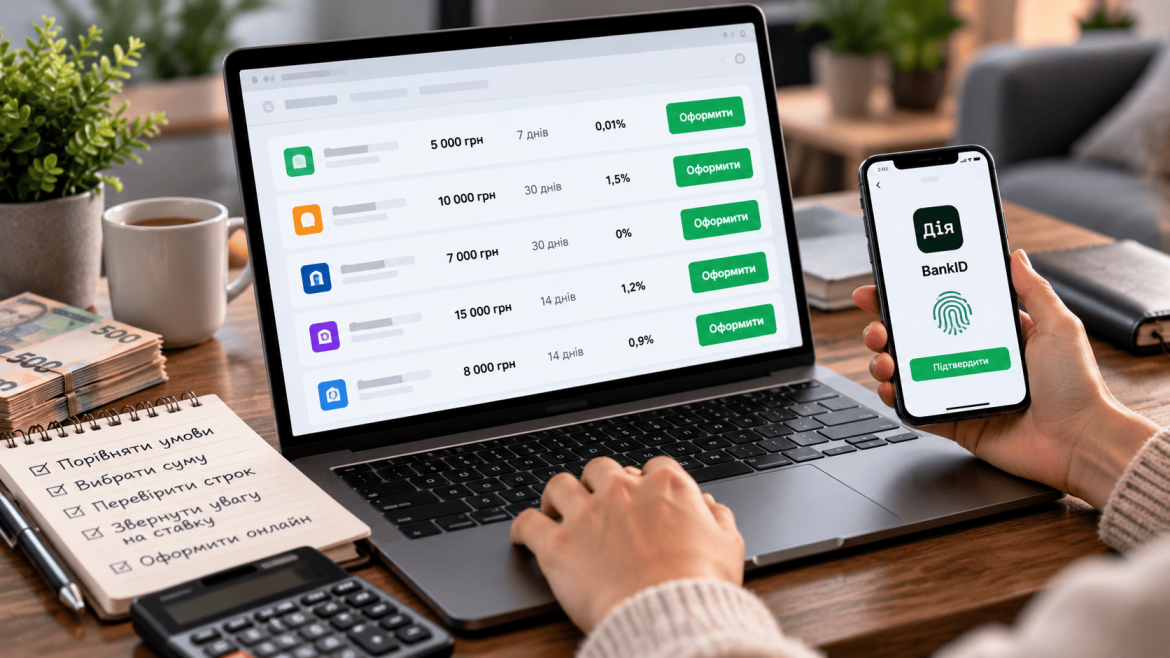 Як порівняти кредити з BankID та вибрати умови для оформлення онлайн